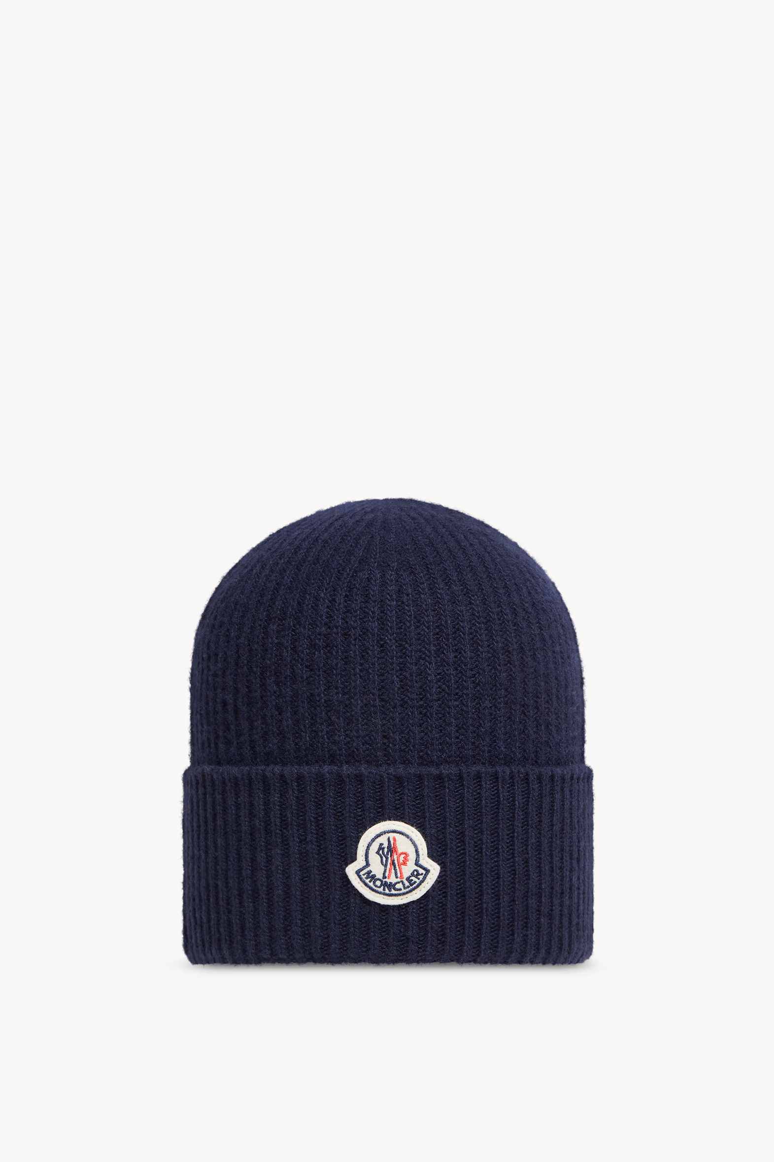 Gorro de lana y cachemira Hombre Azul marino Moncler